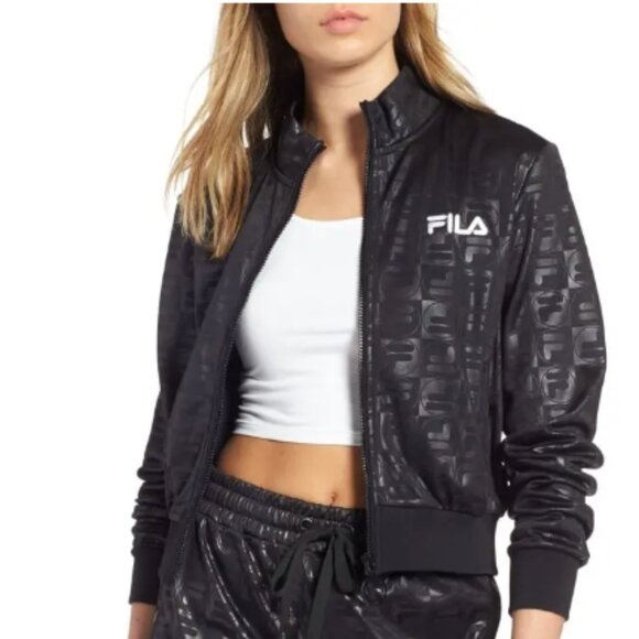 Fila Isidora Embossed Logo Track Jacket S - Picture 1 of 10